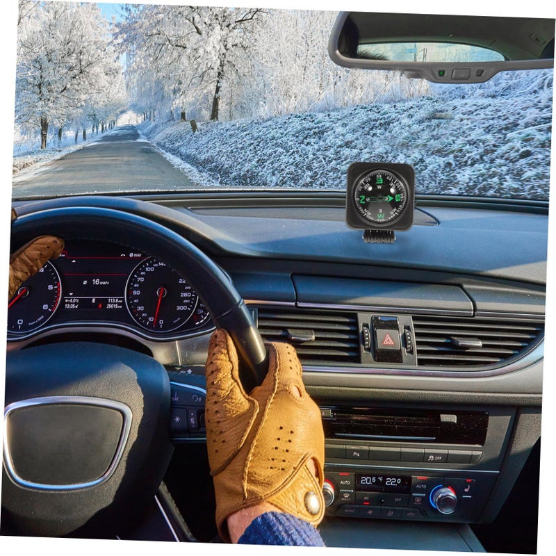 MAGICLULU Car Compass Ball Dashboard Portable Acrylic And ABS Outdoor Navigation Tool Reliable Direction Guide For Car Boat Travel Enthusiasts - Image 5