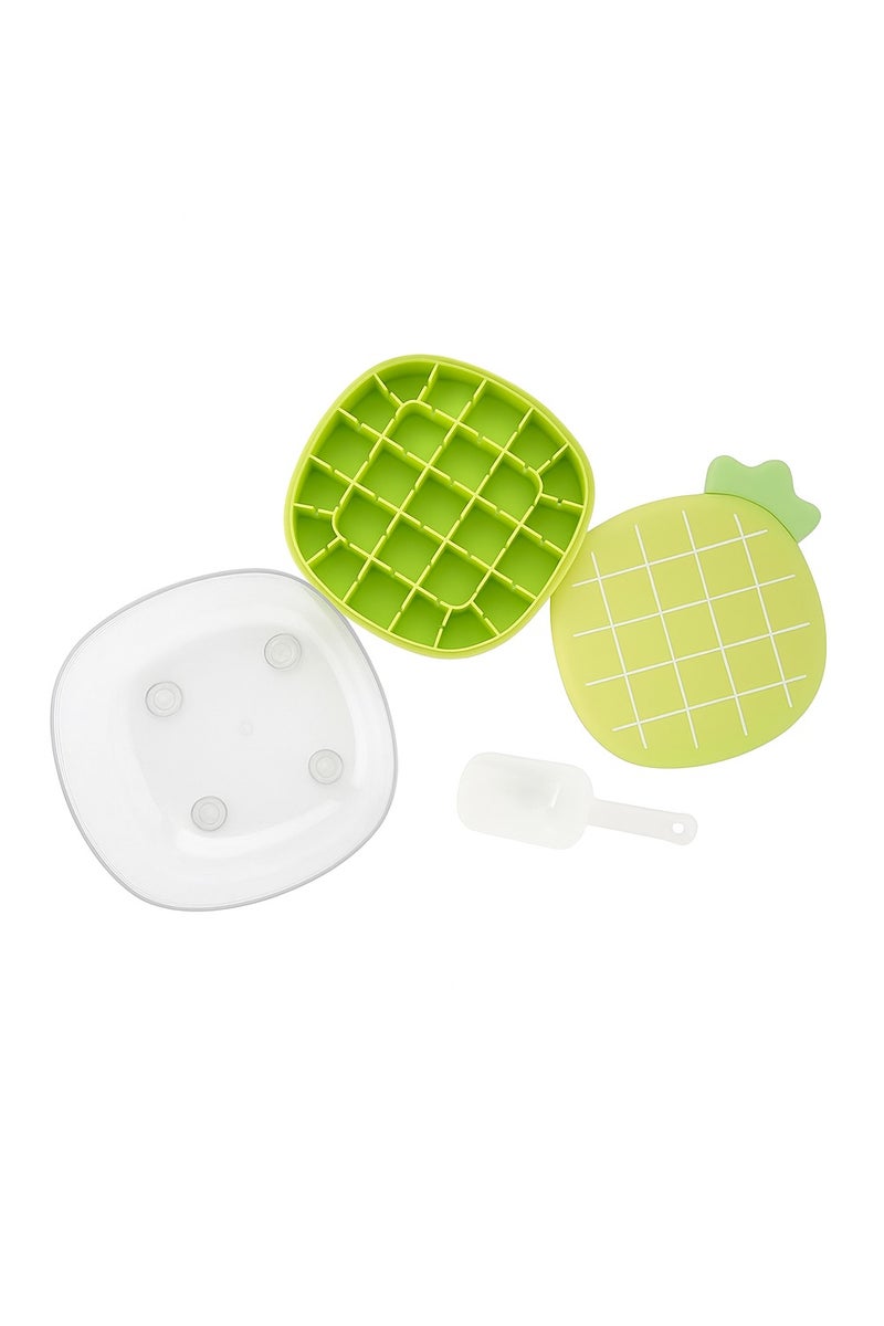 Plan A Pineapple Silicone Ice Cube Maker with 25 Slots Airtight Lid and Ice Scoop – Flexible Silicone Mold for Making Even Cubes for Drinks, Perfect for Parties and Gatherings - Image 3