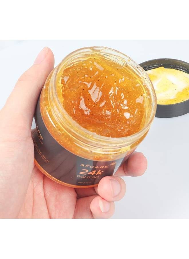افكير جل الذهب يحتوي على مكونات مسحوق قشر linoinensis من الذهب وكاريز يرطب البشرة ويعزز لمعانها - Image 2