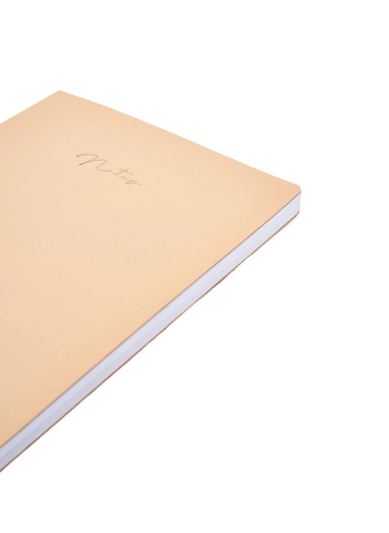 Prickly Pear Pu B5 Notebook - Sand  - Image 4