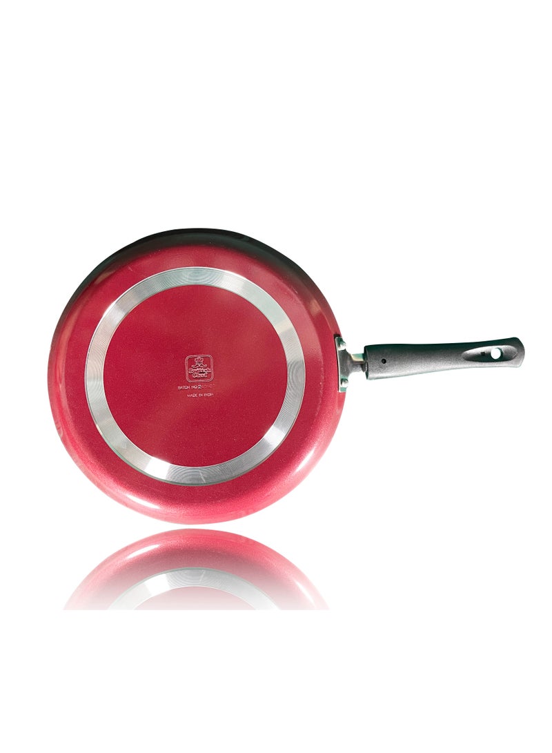 British Chef Nonstick Tawa 26cm With Wooden Spatula Insulated Handle with Premium Grip | Easy Rotation & Seamless Handling - Image 3