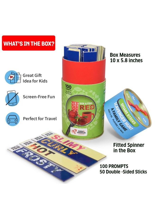 CHALK AND CHUCKLES Chalk & Chuckles Scavenger Hunt Game For Kids Ages 4 8 8 12 Years Fun Family Game Indoor And Outdoor Activities - Image 4