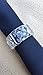 NST NST Plastic Napkin Holder Ring, Clear 2", Pack of 24  - Image 2