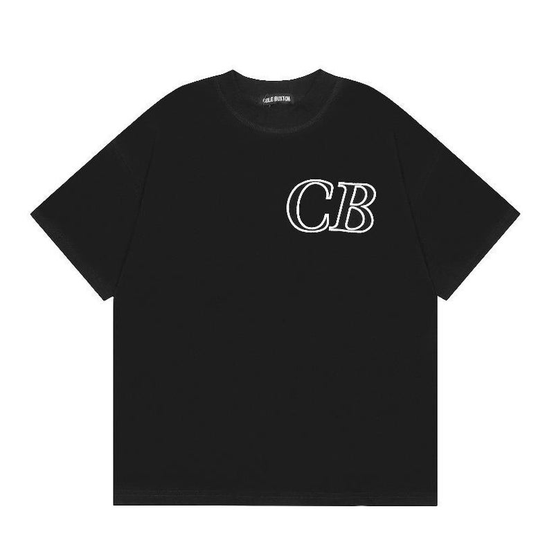 Niche Trendy Brand Cb Normcore London Limited Letter Slogan Male And Female Couple Campus Loose Summer Short-Sleeved T-Shirt - Image 1