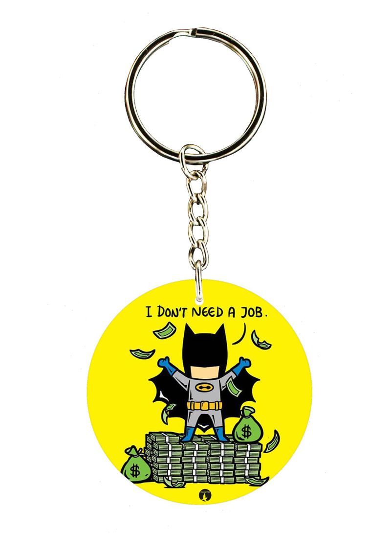 Batman Printed Keychain
