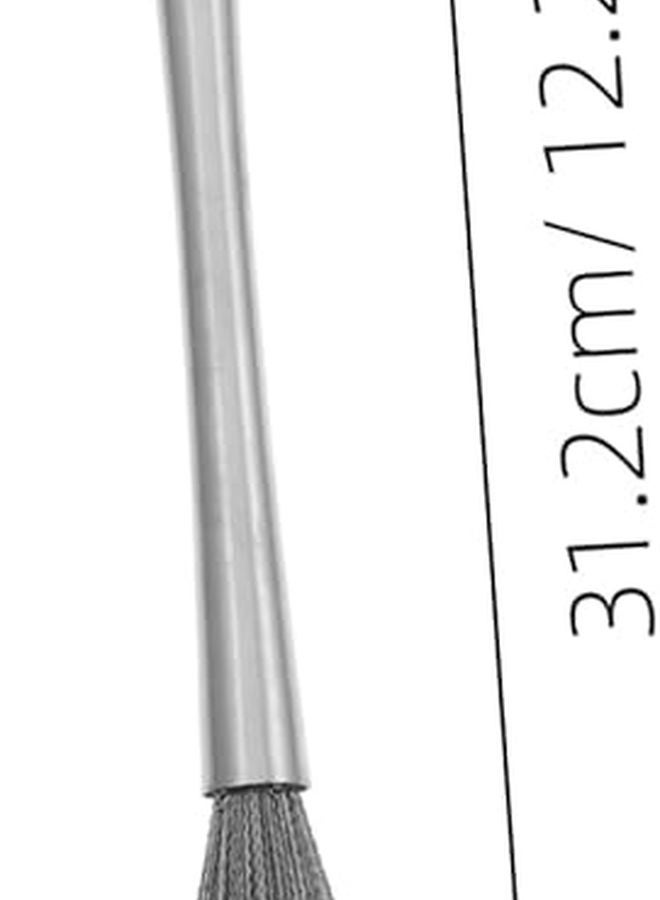 Steel Bristles Kitchen Cleaning Brush Ergonomic Handle For Pots Pans And Dishes - Image 3