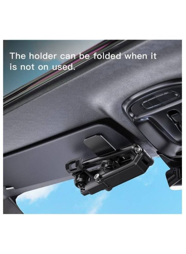 Yesido C194 Car Phone Mount Sun Visor Phone Holder for Car Universal Clip 360 Degree Adjustable Cell phone Stand Rearview Mirror Cradle. - Image 3
