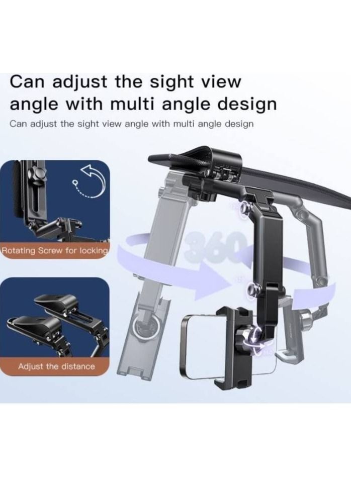 Yesido C194 Car Phone Mount Sun Visor Phone Holder for Car Universal Clip 360 Degree Adjustable Cell phone Stand Rearview Mirror Cradle. - Image 2