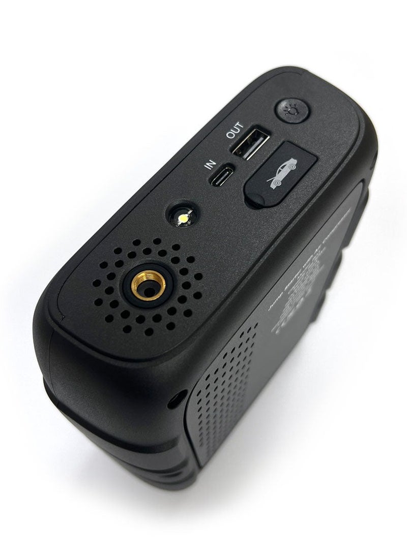 Crony - B03 Jumper Starter & Wireless Inflator Pump – 1600A Peak 12V Car Charger Jump Starter, Mini Portable Power Bank with 68.82Wh Battery, 140PSI Digital Tire Inflator, USB Output, Fast Charging, Low temperature resistance, Compact Emergency Car Starter with Air Compressor - Image 1