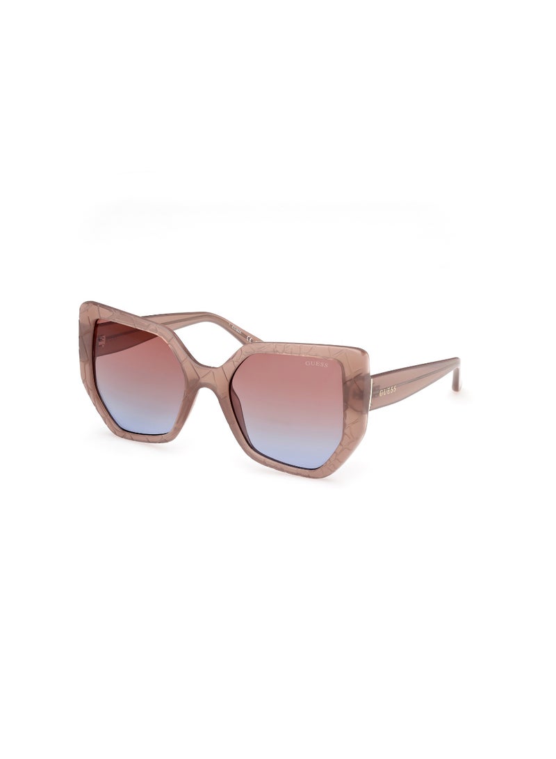 GUESS Plastic Asymmetrical Full Rim Women UV Protection Sunglass - Image 1