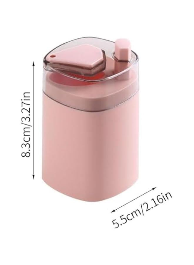 Automatic Toothpick Holder, Portable Pop-Up Toothpick Dispenser Storage Box for Cleaning and Holding Small Appetizers or Plug in Fruit Block, Convenient for Fruit, Rose - Image 2