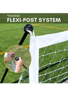 Generic 12x6ft Portable Backyard Soccer Goal, Kids Adults Net and Frame for Home  Practice Training  Field Equipment, Adult  Football Shooting Training Aid with Carry Bag  - Image 3