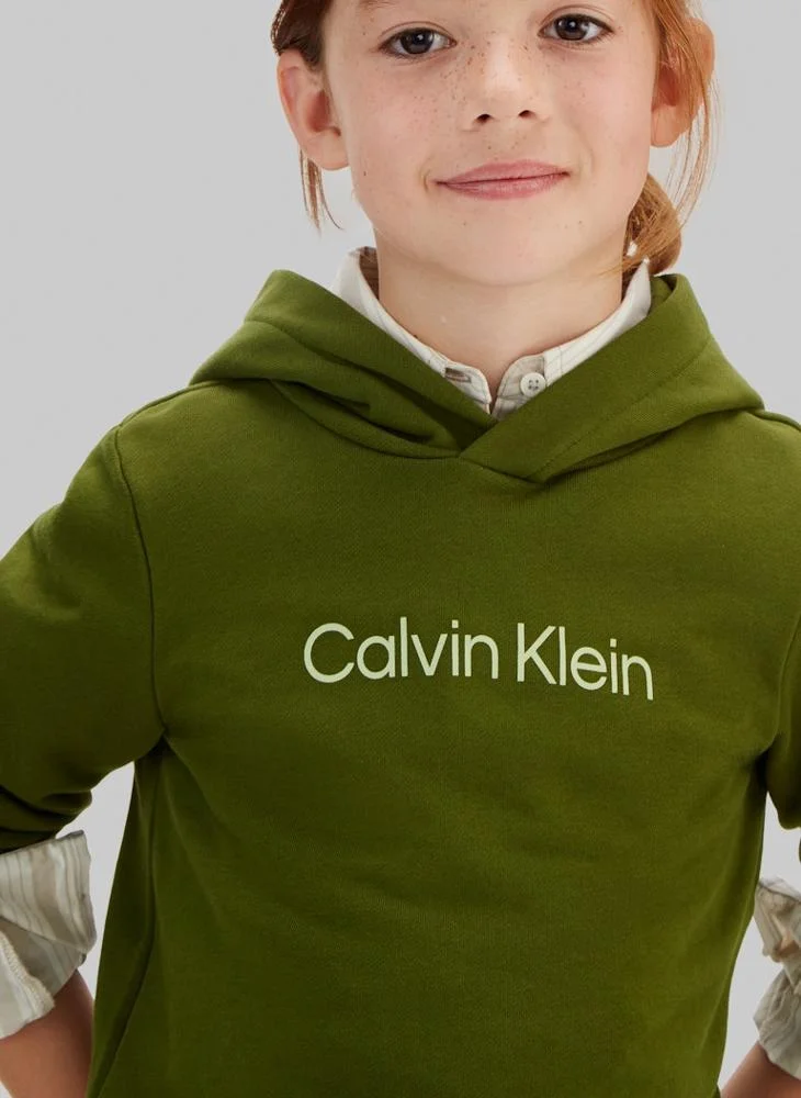 Calvin Klein Jeans Youth Graphic Pullover Hoodie