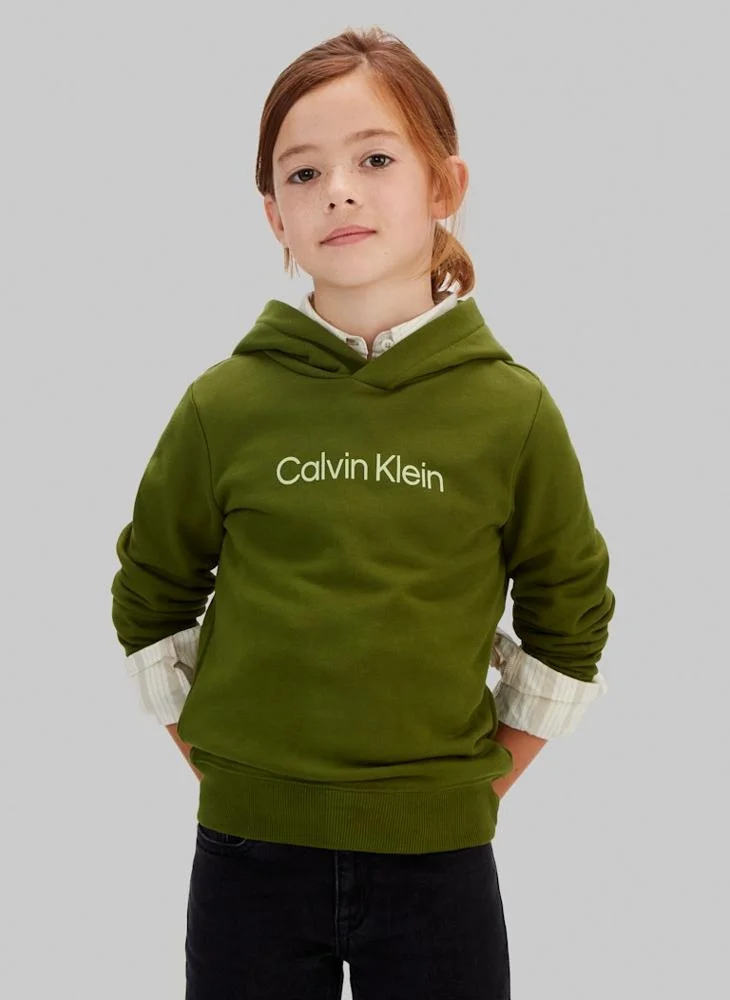 Calvin Klein Jeans Youth Graphic Pullover Hoodie