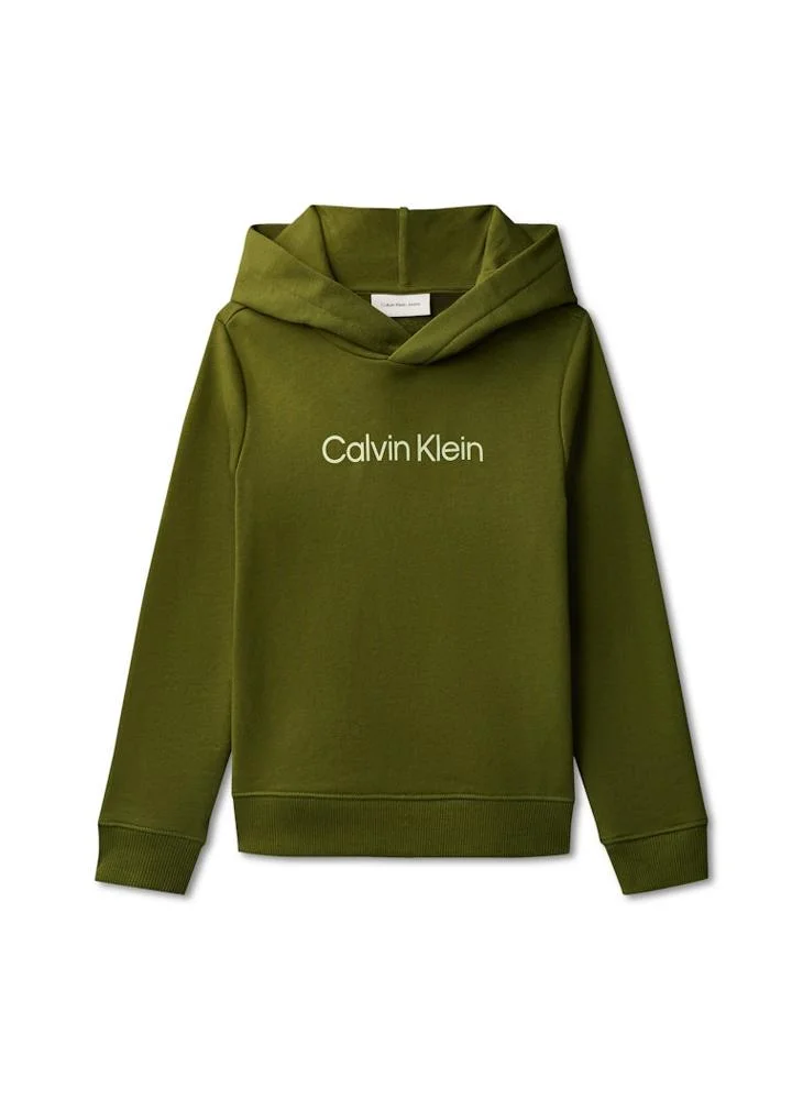 Calvin Klein Jeans Youth Graphic Pullover Hoodie