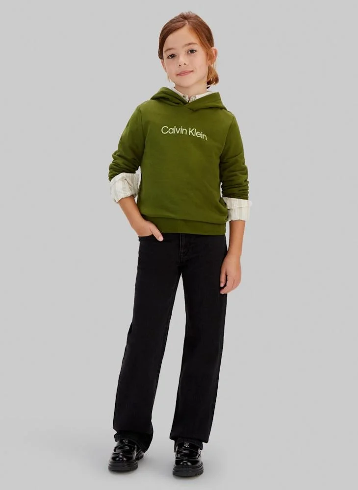 Calvin Klein Jeans Youth Graphic Pullover Hoodie
