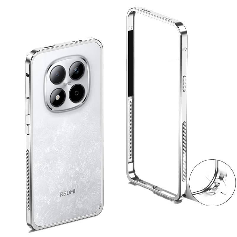 غطاء واقي، حماية باللون الفضي من السقوط، مقاوم للصدمات لـ Redmi Note 15، Silver سهل التخزين عملي للاستخدام المتكرر سهل الحمل - Image 1