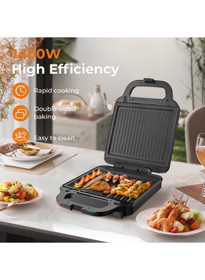 sokany 3-In-1 Non-Stick Multi Snack Maker with Detachable - Image 2