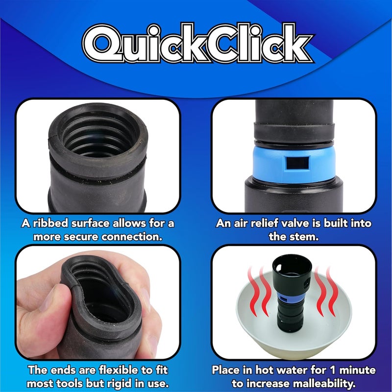 Centec Systems 95248 Quick Click Expanded Multi-Brand Power Tool Adapter Set for Dust Collection - Image 3
