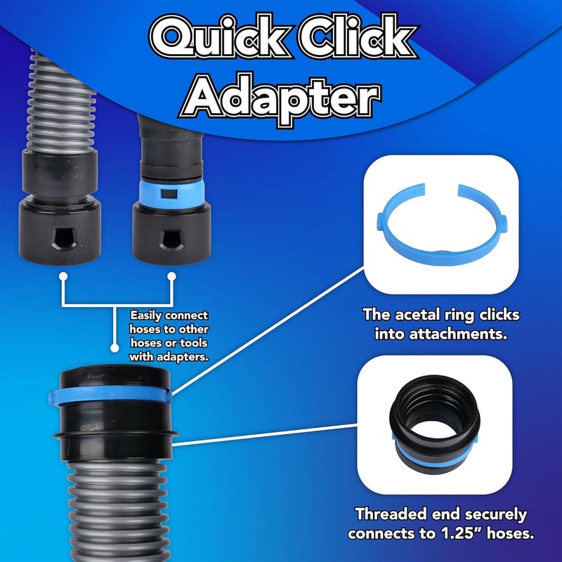 Centec Systems 95248 Quick Click Expanded Multi-Brand Power Tool Adapter Set for Dust Collection - Image 4