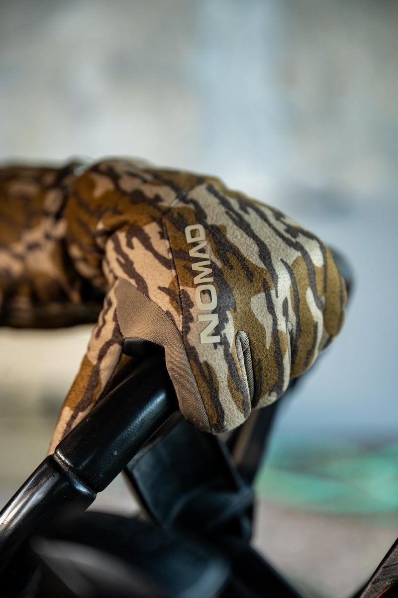 Nomad Mens VX3 Glove, Warm, Water-Resistant, Quiet, Performance Fit, Mossy Oak Bottomland Camo, Large/X-Large - Image 3