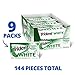 Trident White Spearmint SugarFree Chewing Gum 9 Pack of 16 Pieces 144 Total Pieces - Image 4