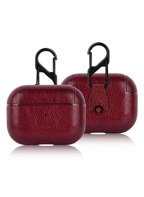 Applicable To Apple Wireless Bluetooth Headset Protective Cover Airpods2/3/4/pro2 Skin Conjoined Protection-Color:Red-Model:Airpods 4 (carton Packaging)
