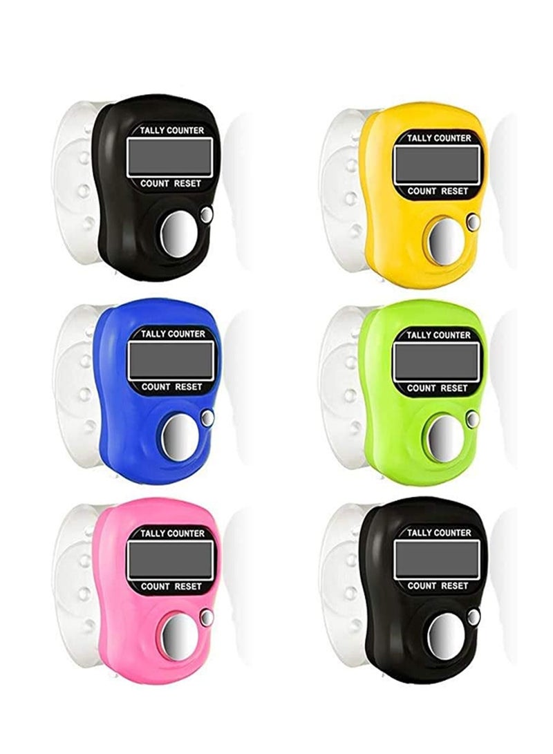 Pack of 6 LCD Digital Display Electronic Tasbeeh