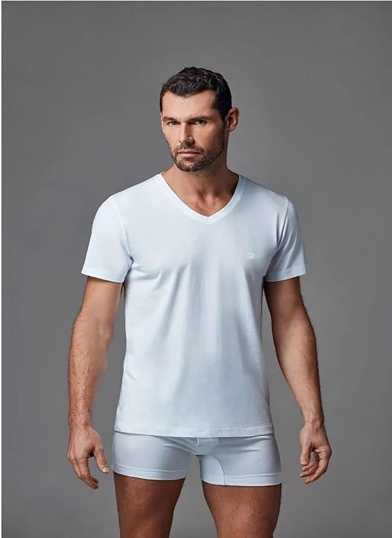 dagi 2 Pack Undershirt V Neck Supreme Underwear