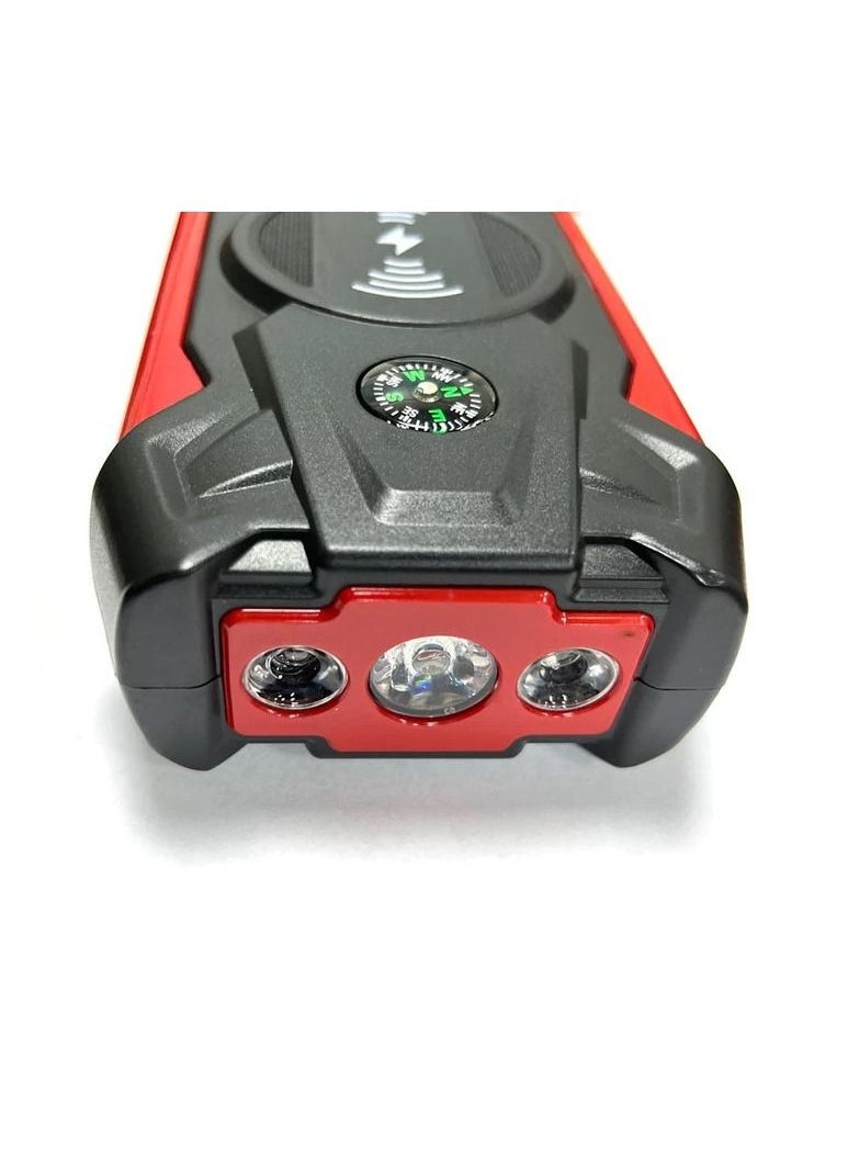POWER - Car High Power Bank With Jump Starter Flashlight Emergency Tools  Compass - Image 1
