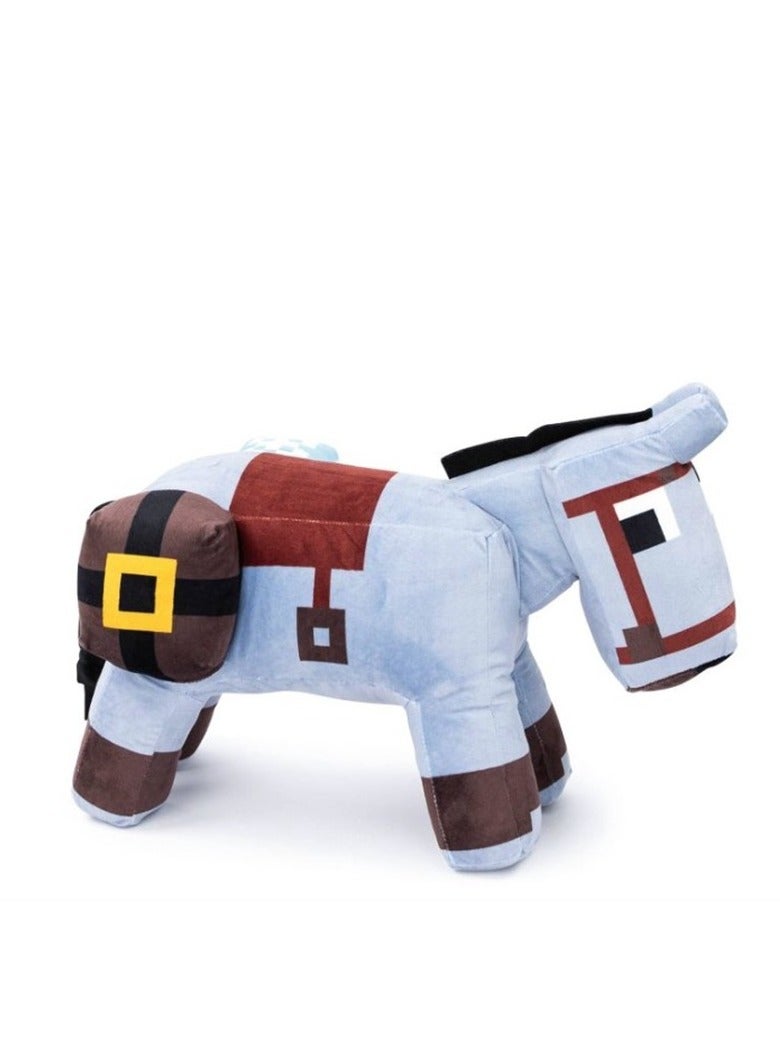 Minecraft Legend Piglit Running Pillow Buddy: Square Horse Soft Doll, Video Game-Inspired Collectible Toy Gift for Children and Fans Ages 3+ - Image 1