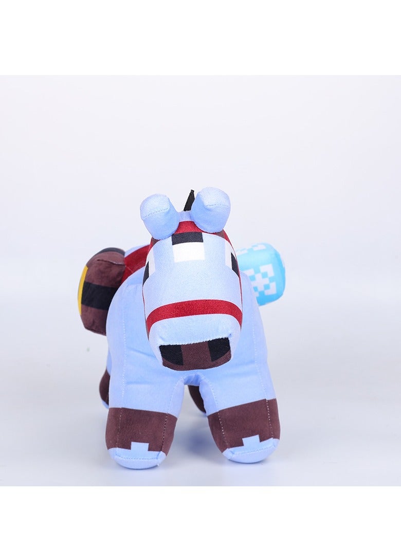 Minecraft Legend Piglit Running Pillow Buddy: Square Horse Soft Doll, Video Game-Inspired Collectible Toy Gift for Children and Fans Ages 3+ - Image 2