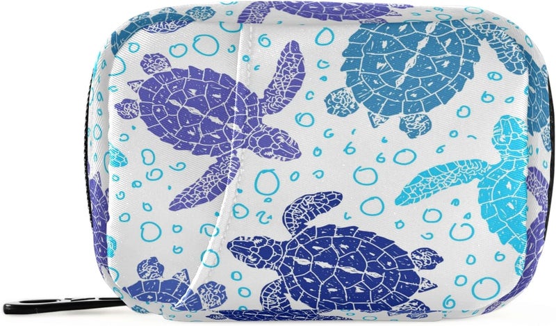 Vintage Sea Turtle Pill Box for Kids