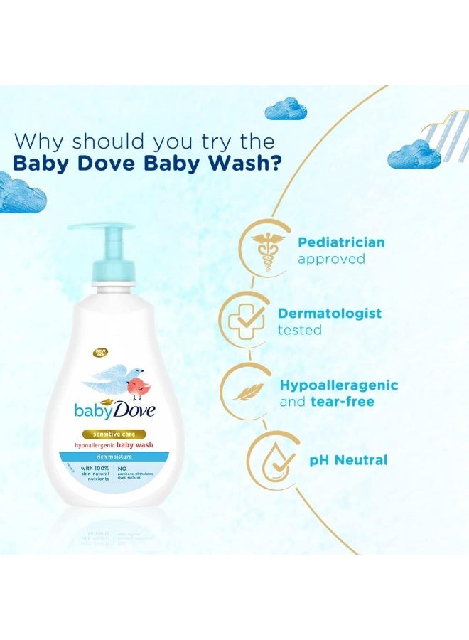 Baby Dove Rich Moisture Hair to Toe Baby Wash, 400 ml - Image 4