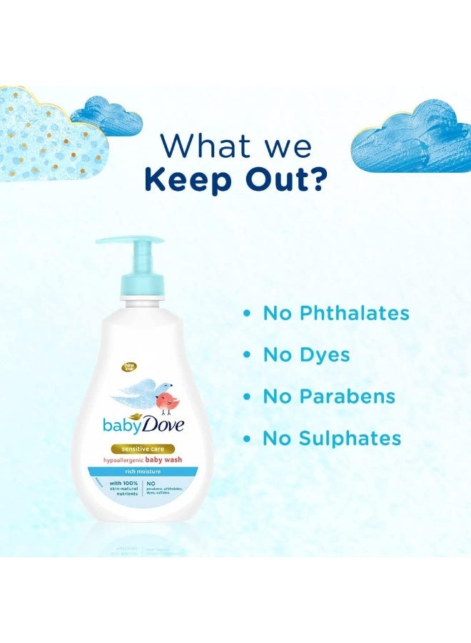 Baby Dove Rich Moisture Hair to Toe Baby Wash, 400 ml - Image 5