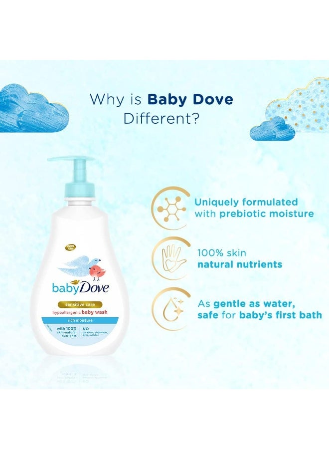 Baby Dove Rich Moisture Hair to Toe Baby Wash, 400 ml - Image 3