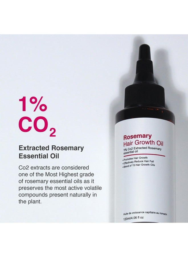 Raw Essentials Rosemary Hair Oil 120ml, Highest Grade Natural Rosemary Oil for Hair Growth, Nourishes and Strengthen Hair & Scalp, Boost Volume, Shine & Thickness. - Image 2