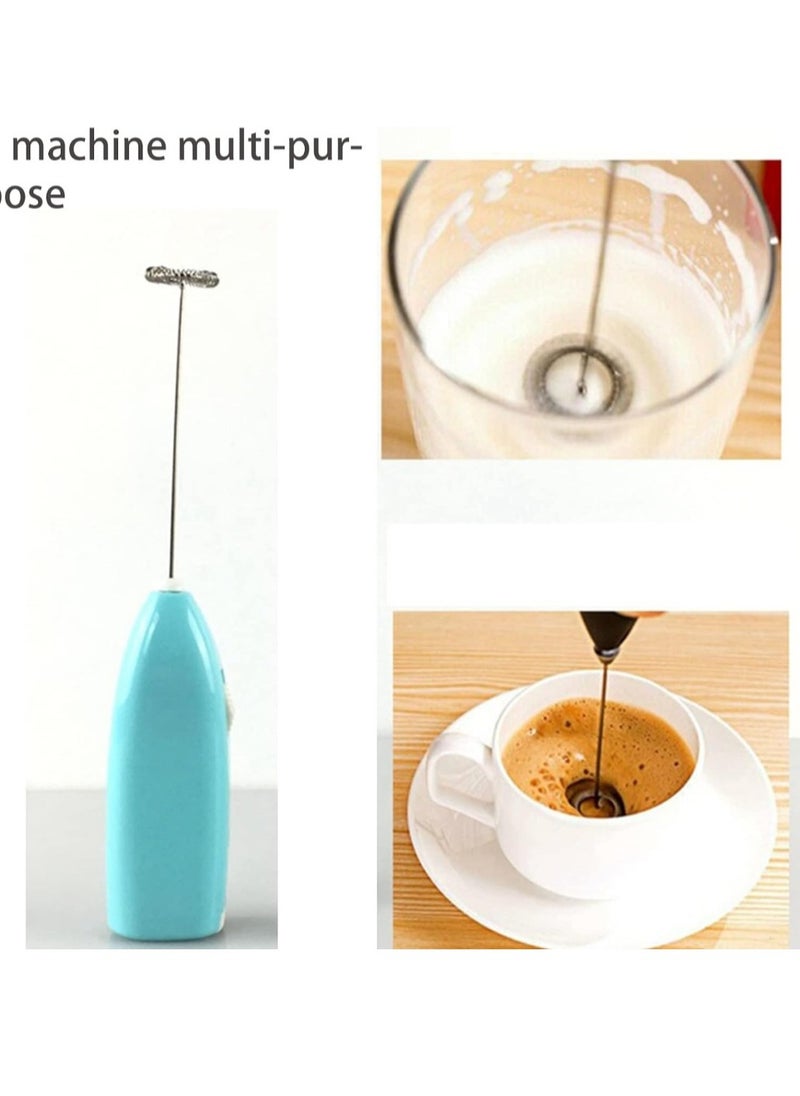 ماركة غير محددة Cordless Electric Hand Mixer Battery Operated Small Plastic Metal Household Hand Mixer for Home Hotel  - Image 2