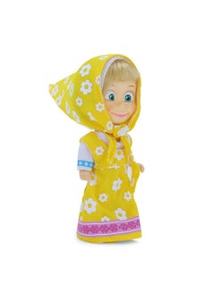 Masha and The Bear Masha and the Bear 12 Cm Toy Doll | Famous Cartoon | Ideal Gift Set for Girls Kids (Masha Set -Yellow)  - Image 1