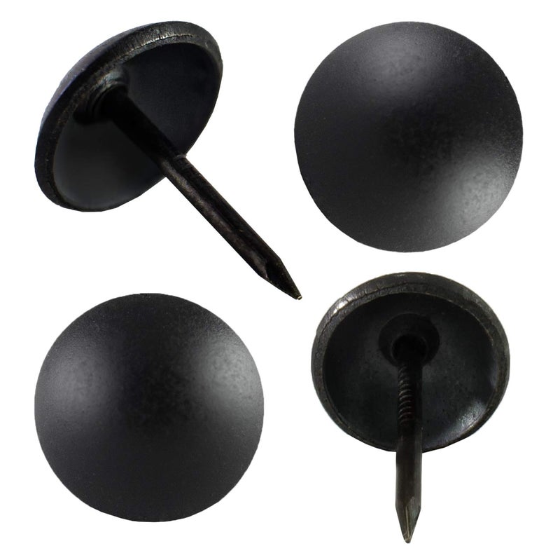 decotacks 250 Pcs Decotacks, Head Size : 3/8" Upholstery Tacks, Furniture Pins/Decorative Nails, Matt Black - DX0595MBL - Image 1