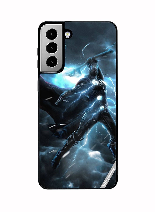 VR CREATIVE Protective Case Cover For Samsung Galaxy S21 FE 5G Thor Lgiht Design Multicolour - Image 1