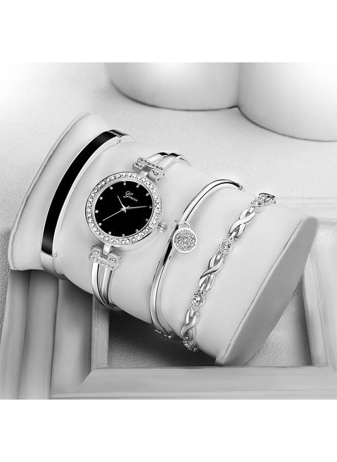 Sharpdo - Women's Quartz Watch Four Piece Set - Image 1