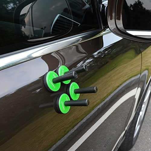 FOSHIO 6PCS Green Car Vinyl Wrap Magnet Holder Tints Tool Refrigerator Magnets - Image 4