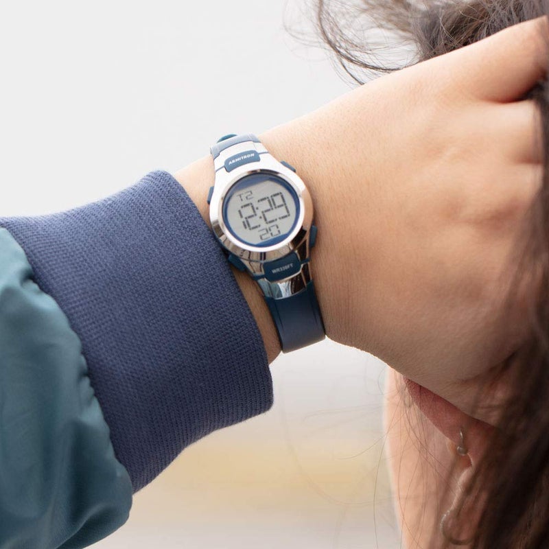 Armitron Sport Women's 45/7012NVSV Digital Watch with Matte Navy Strap - Image 2
