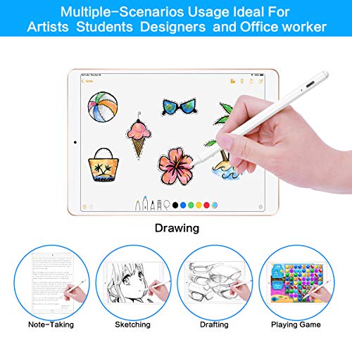 Yottn Stylus Pen for Apple iPad Pencil - iPad Pen A16 10th 9th 8th 7th 6th Gen for Apple Pencil 2nd Generation Compatible 2018-2025 iPad Pro M4 11-12.9 Inch iPad Air M2 M3 5th 4th 3rd Mini A17 6th 5th - Image 3