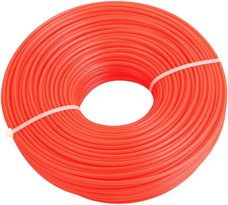 Gobesty Universal Edge Cutting Thread, 3 mm x 55 m Spool of Round Nylon Wire for Trimmer, Strimmer Diameter, Replacement Cutting Wire Trimmer Line - Image 1