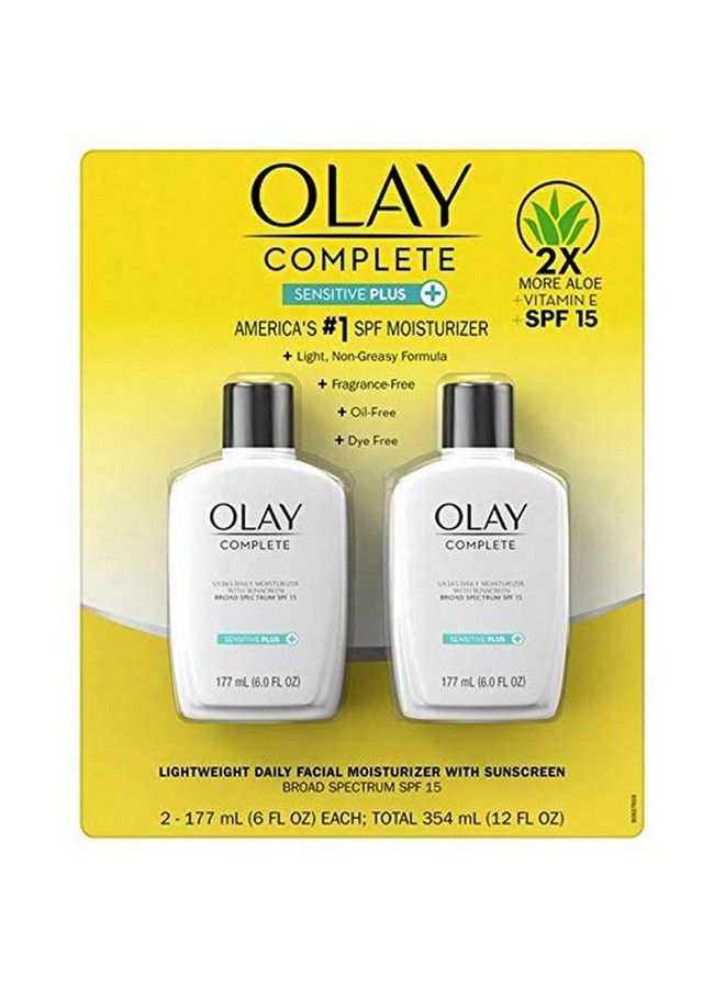 Olay حزمة كاملة حساسة 6 أونصة سائلة SPF 15 2 عبوة 2 عدد - Image 2