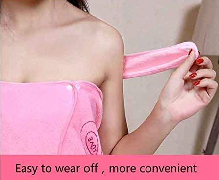 ENTRAXA Entraxa Microfiber Soft Bath Towel and Lady Spa Shower Towel Fashion Women Wearable Quick Dry Magic Bathing Beach Spa Bathrobes Wash Clothing Beach Dresses Multicolor - Image 5
