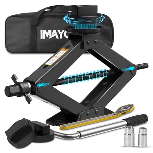 IMAYCC 2.5 Ton Car Jack Designed for Mercedes Benz, Scissor Jack for Benz Vehicle with 2PCS Jack Pad, Tire Changing Kit Compatible with Mercedes Benz A B C E R S Class CLA CLC CLK GL GLA G GLE GLC M - Image 1