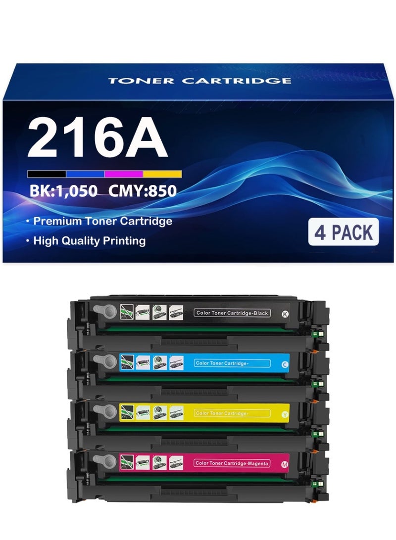 216A W2410A Compatible Toner Cartridges Replacement, Use with Color LaserJet Pro MFP M182nw M183fw M155nw M182n Printer (4-Pack, CMYK, Black/Cyan/Magenta/Yellow) - Image 1